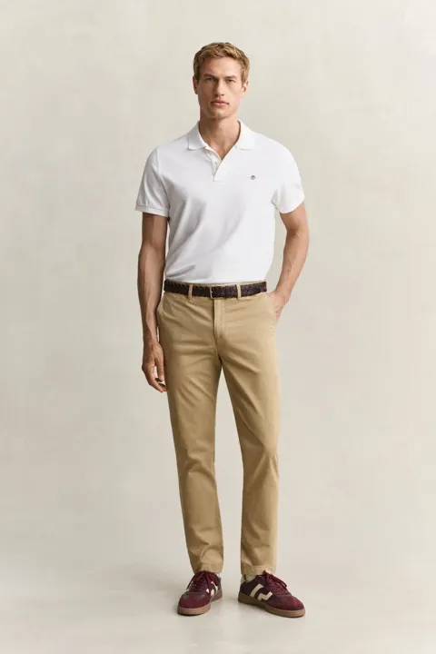 Klassiske chinos i slim fit