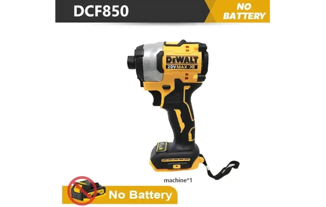 DCF850 Impact Driver Electric Driver 20V Brushless Cordless 3250RPM screwdrivers High Torque tools Power Tools