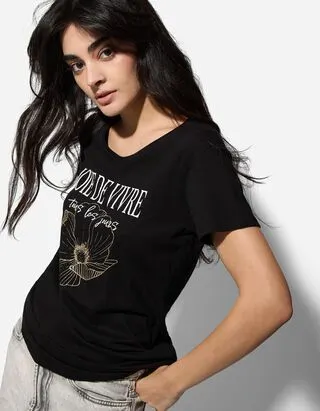 T-shirt - Stampa - nero