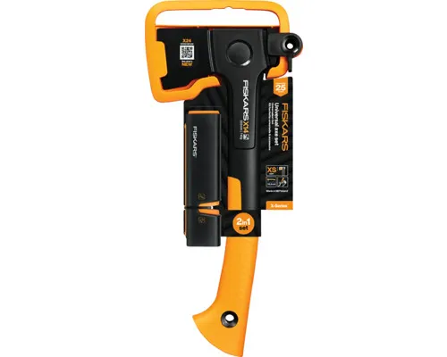 Set univerzální sekery FISKARS X14 a ostřiče FISKARS XSHARP