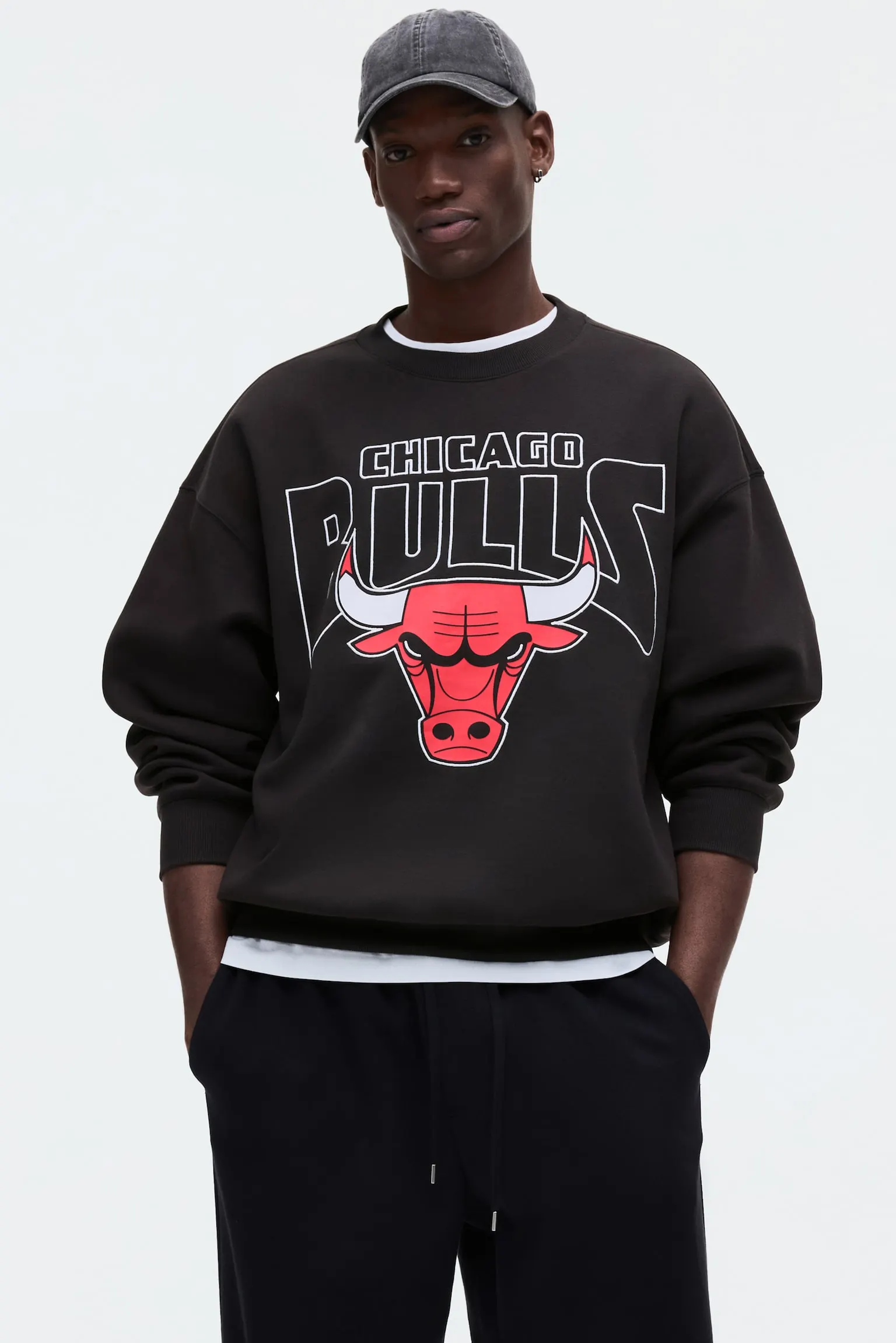 Sudadera Oversized Fit con diseño