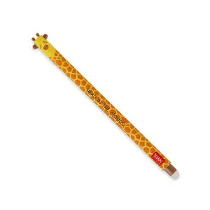 Stylo gel à encre noire effaçable Girafe