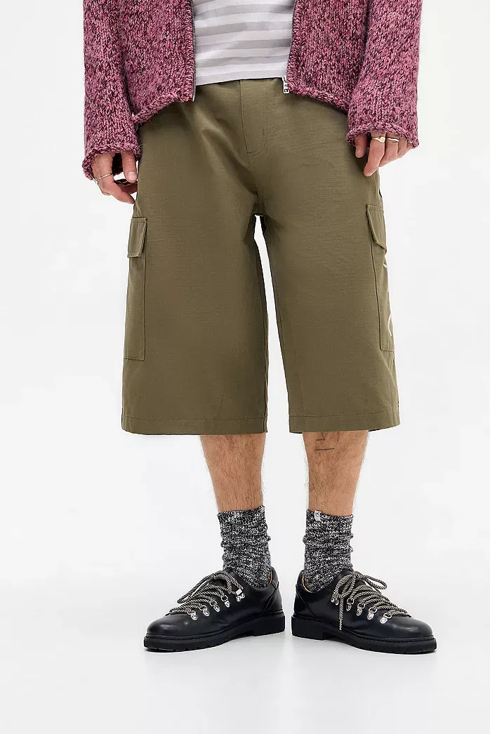 Pantaloncini Cargo in Ripstop Verde Ed Hardy Esclusiva UO