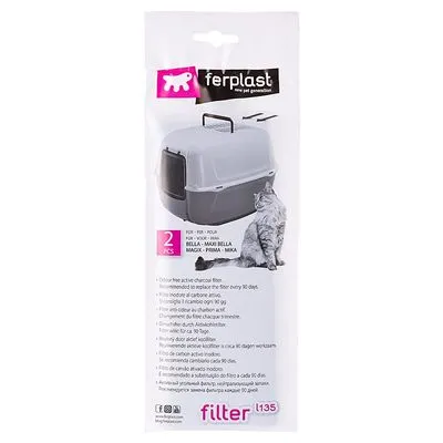 Ferplast Filtre à charbon actif pour bacs à litière