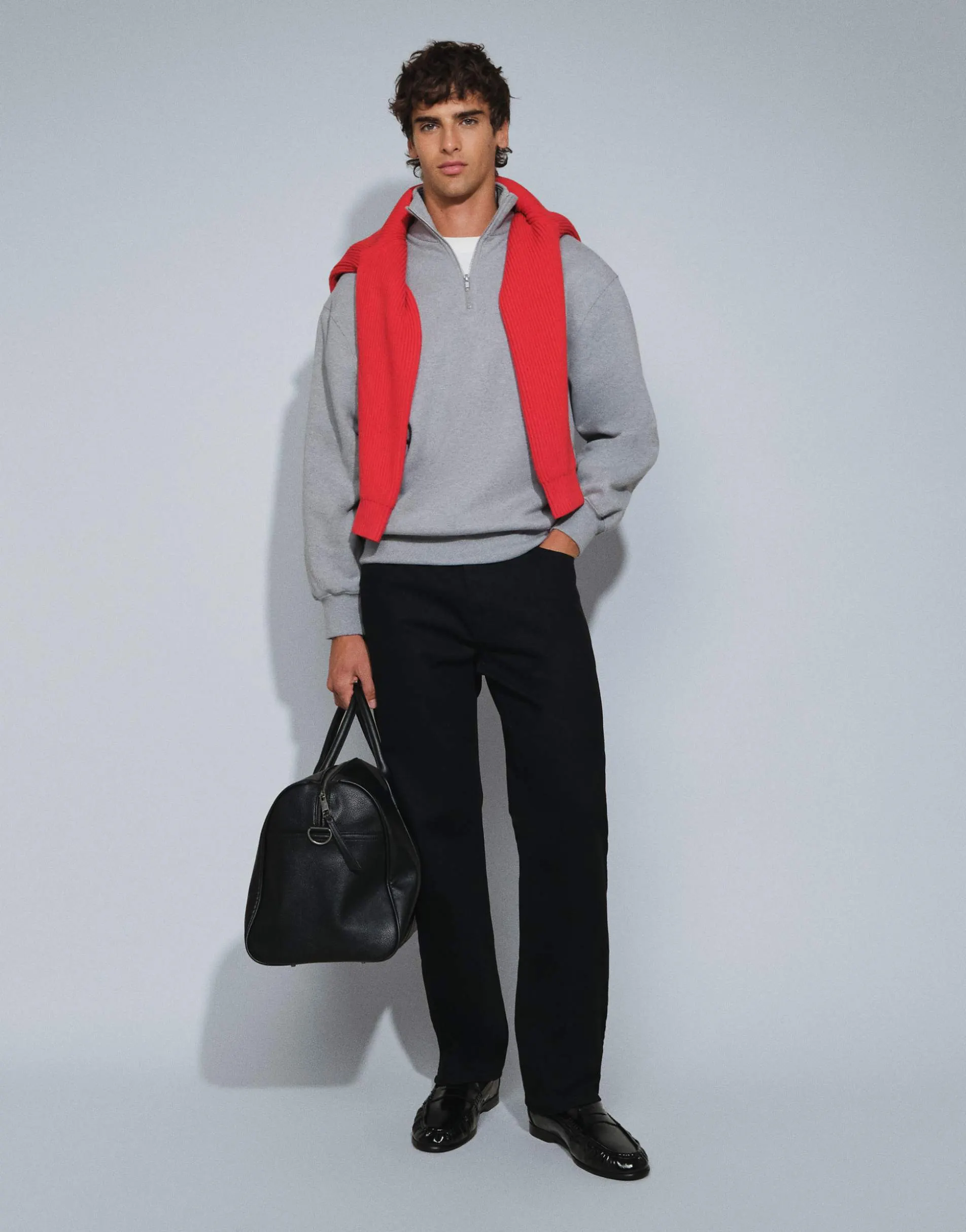 ASOS DESIGN relaxed fit jean in black
