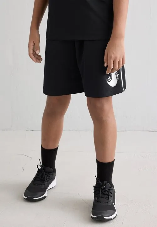 UNISEX - Sports shorts - black/white
