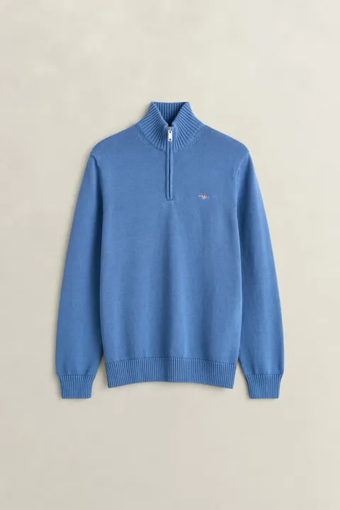Bomullsgenser med half-zip