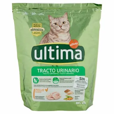 Cibo Gatti Controllo Tratto Urinario con Pollo 800g