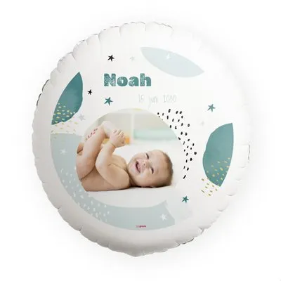 Ballon | Geboorte ballon | met eigen naam, datum en foto