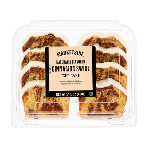 Best seller Marketside Iced Cinnamon Sliced Loaf Cake, 14.1 oz, 8 Count $5.50 39.0 ¢/oz
