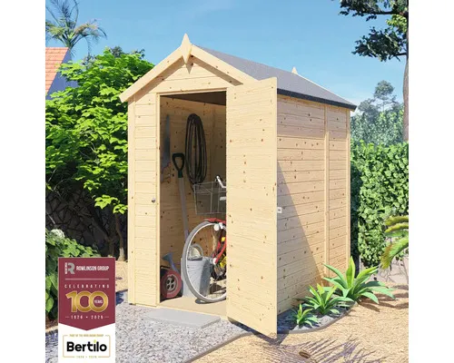 Dřevěný zahradní domek Alopex Medium 120 x 180 cm přírodní