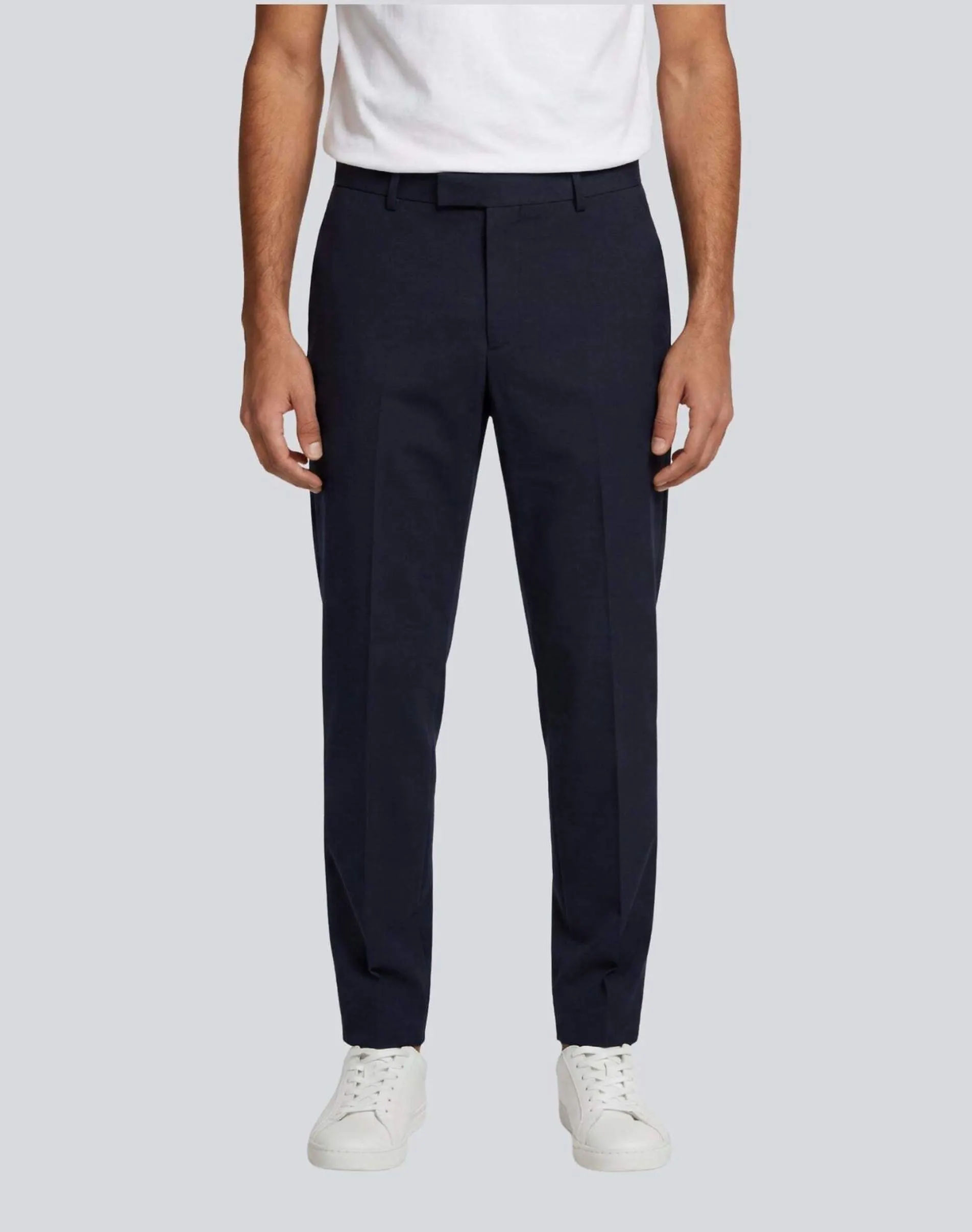 Harry Brown Arthur flannel trousers in navy