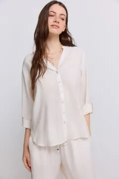 Blusa escote en uve