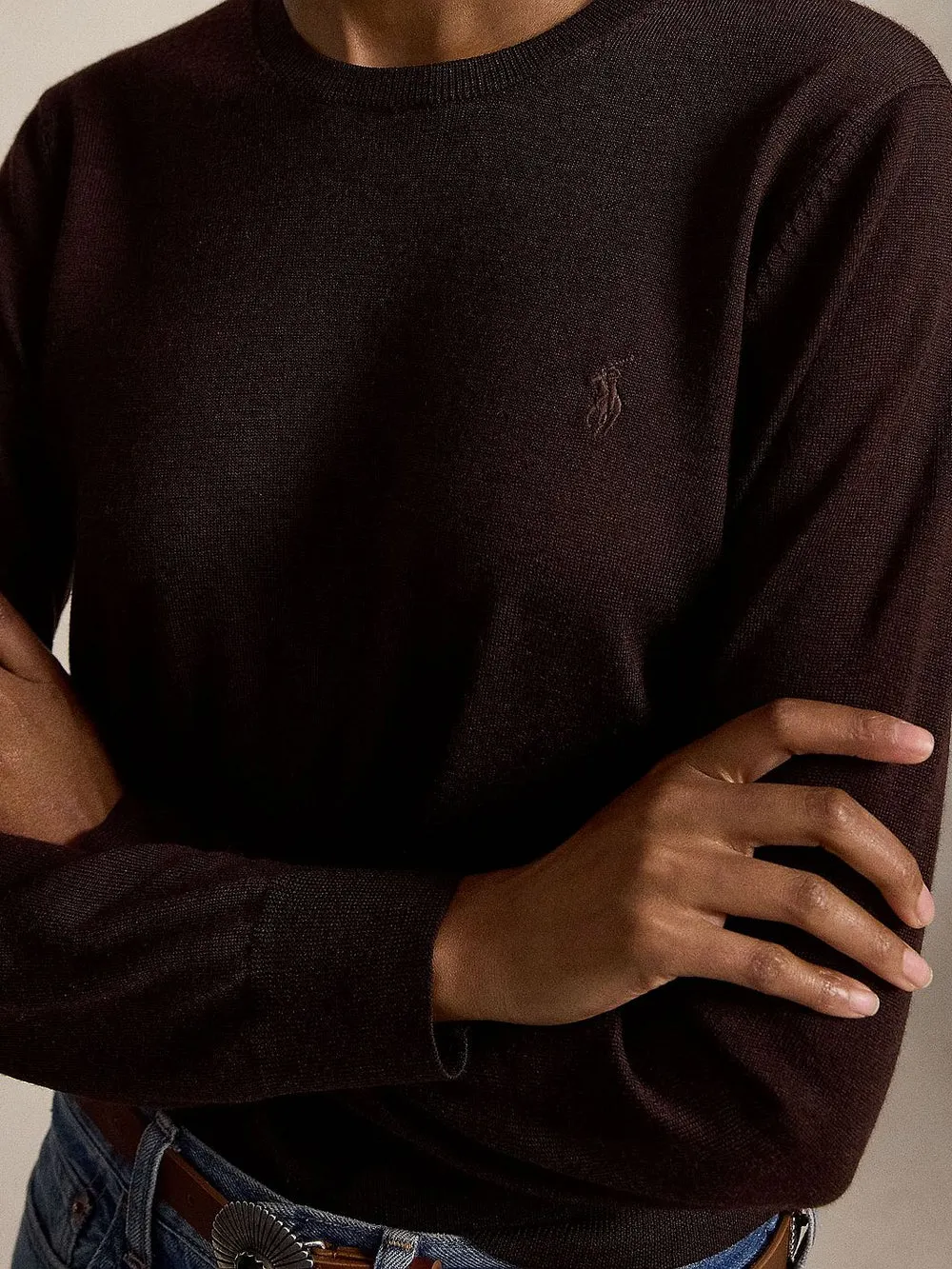 MERINO CREW NECK SWEATER