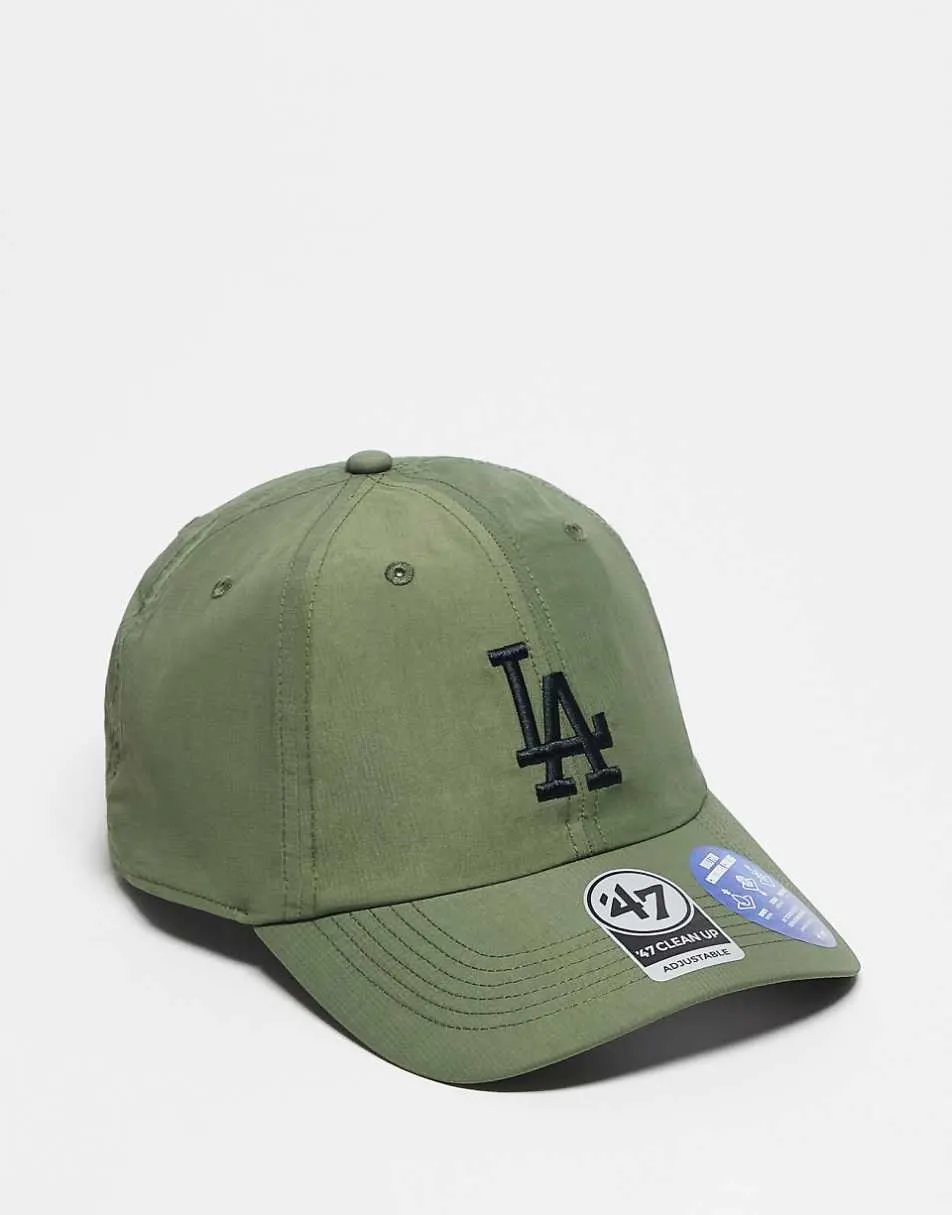 47 Brand LA Dodgers relaxed clean up cap in khaki