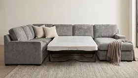 Corner Chaise with Sofa Bed