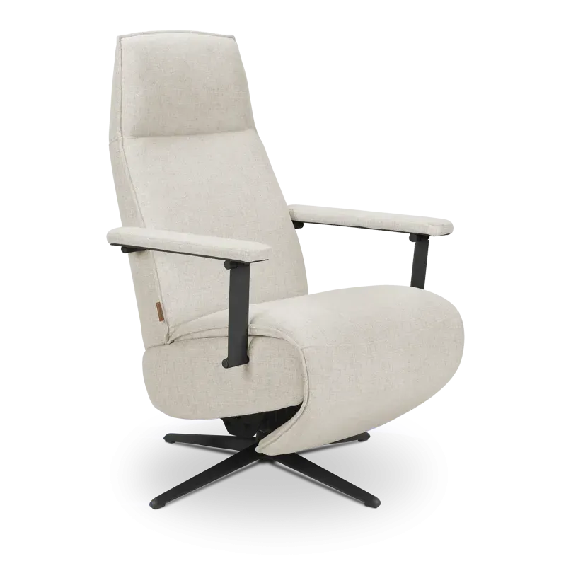 Relaxfauteuil VIllon - handmatig - stof Soda Beige