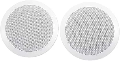 Rockville Pair HC655 6.5" 500 Watt 2-Way in-Ceiling Home T…