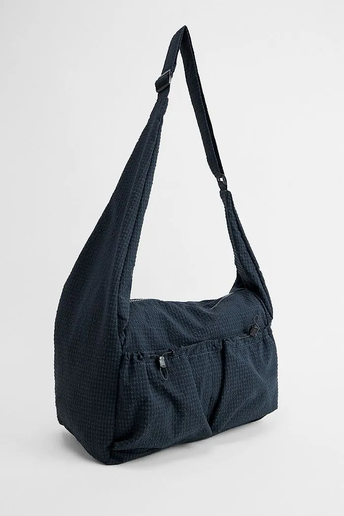 Borsa a tracolla Ayker Navy Check