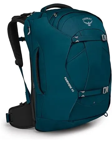 Osprey Fairview 40L Women's Travel Backpack, Night Jungle Blue