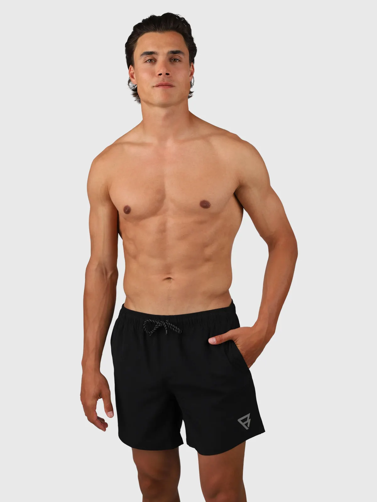 Bru-conic Men Swim Shorts | Black