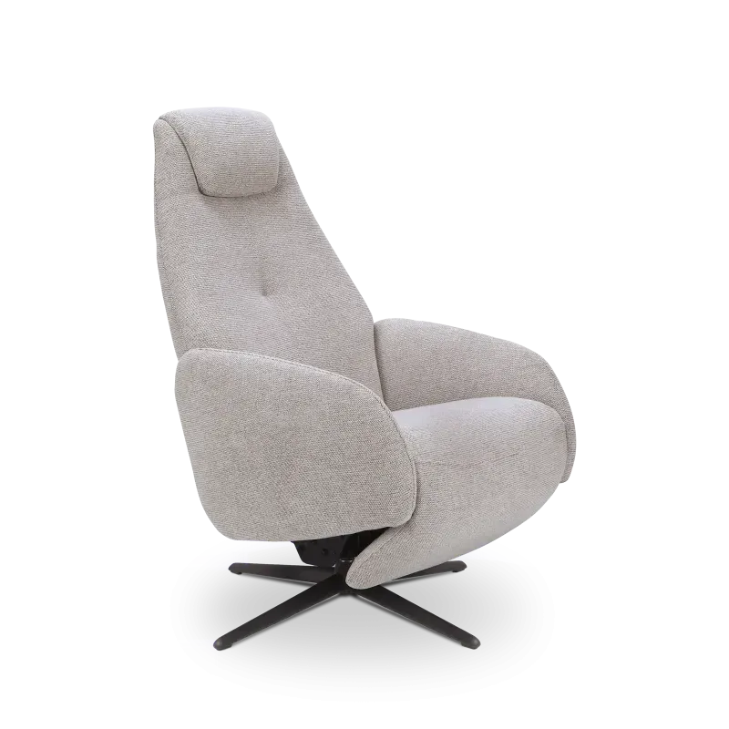 Relaxfauteuil Davoli - handmatig - stof Sneak Naturel - OP=OP