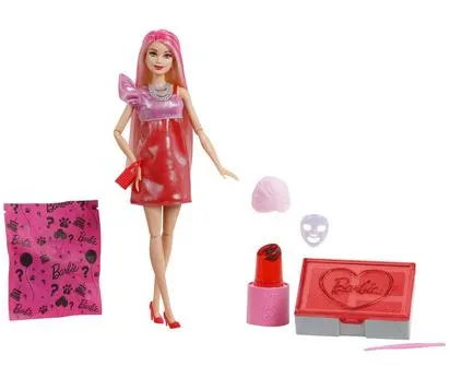 BARBIE® - COFFRET CADEAU SURPRISE GALA ENCHANTE GLAM ROUGE