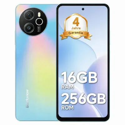 Blackview Shark 8 Smartphone Handy Ohne Vertrag 16GB+256GB 120Hz 2.4K 6.78" FHD+, Helio G99 Android 13 Handy Ohne Vertrag, 64MP+13MP Kamera, 5000mAh