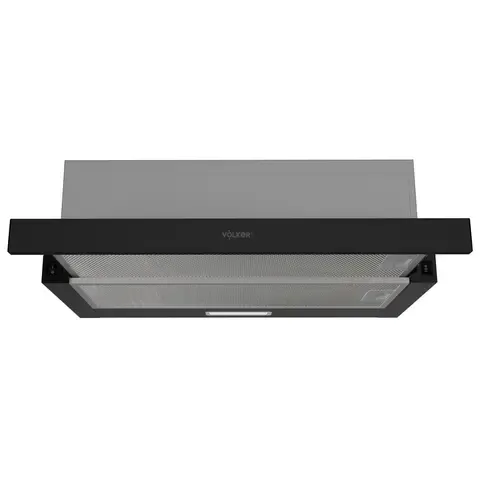 Campana Retractil Negro Volker 60cm