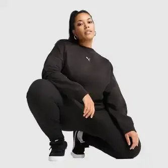 Puma Womens Essentials Oversized Sweat