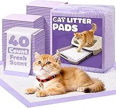 Powools Cat Pee Pads, Fits Breeze Litter Box…