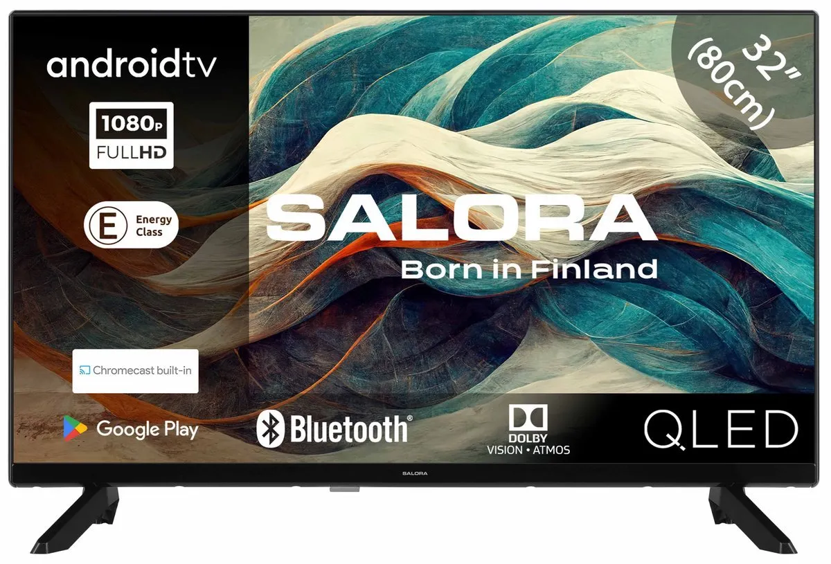 Salora 32QLED320 Android Smart Televisie