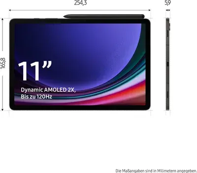 SAMSUNG SM-X710NZAAEUB Galaxy Tab S9 WIFI 27,81cm 11Zoll 12GB 128GB Graphite