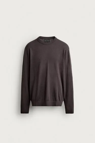 REGULAR FIT COTTON-CASHMERE JUMPER