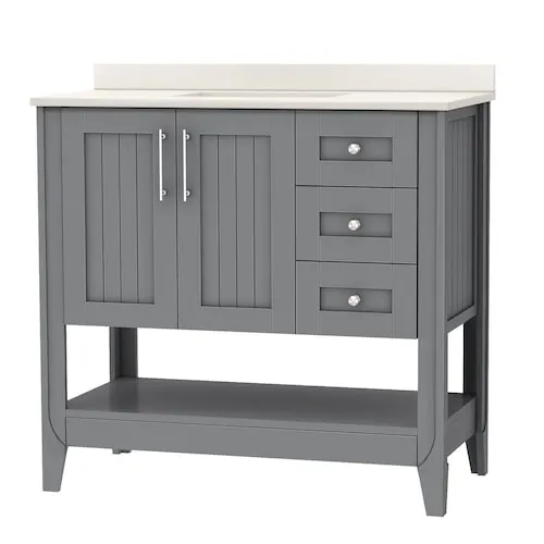 Home Decorators Collection 37 Inch W Cloverton Vanity Ensemble