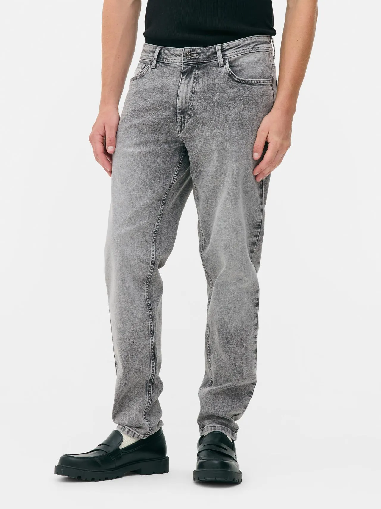Jean slim taille mi-haute