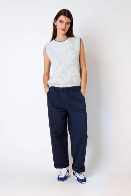 Broek baggy elastische tailleband