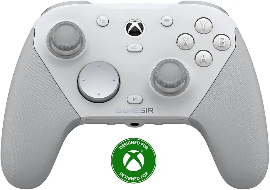 GameSir G7 Pro Wired Controller for Xbox Series X|S, Xbox One, Wireless Gamepad for PC&Android with TMR Sticks, Hall Effect Analog Triggers, 1000Hz Polling Rate, 3.5mm Audio Jack - White