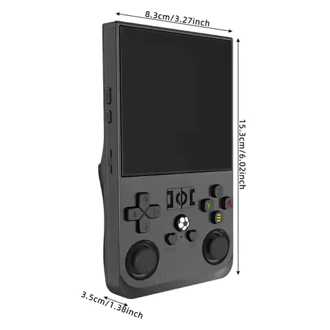 NEWEST Black Retro Handheld Game Console, 128 G, 4 Inch HD Retro Console, 4000 MAh Battery, Supports Multiple Emulators, Portable Mini Arcade