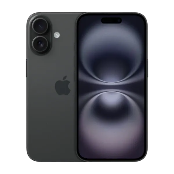 Apple iPhone 16 128 GB, svart