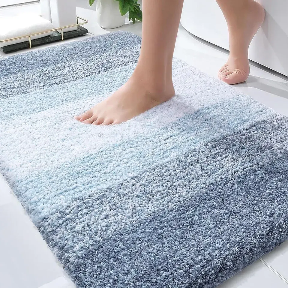 OLANLY Bathroom Rugs Mat 30x20, Extra Soft Absorbent Microfiber Bath Rugs