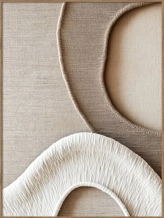 Canvas Warm Tones 60 x 80 cm, m/smal ramme, rustikk eikefarget