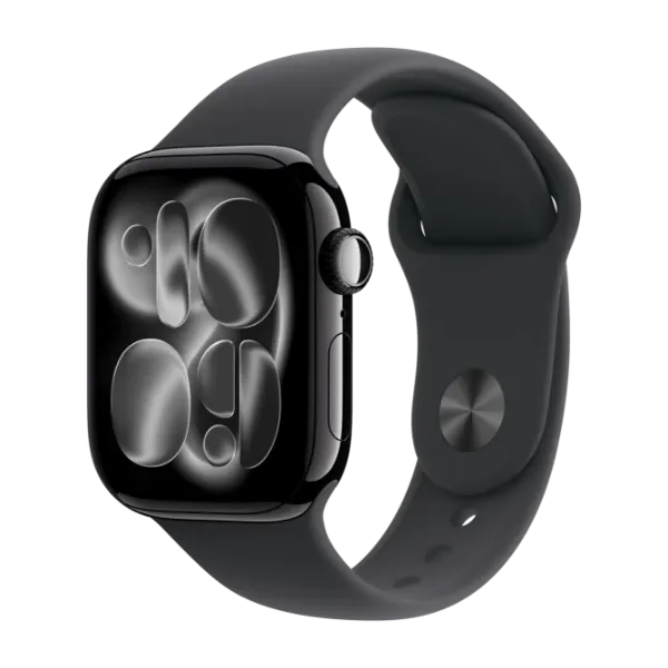 Apple Watch Series 11 GPS 42 mm gagatsvart aluminum, svart sport band - S/M