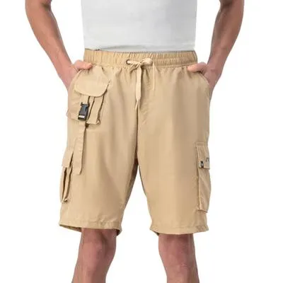 Bermuda Hummo Hombre con Elástico y Bolsas Cargo