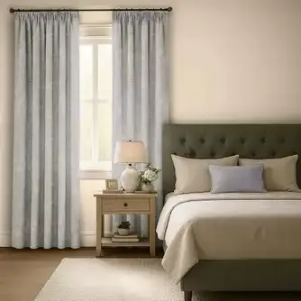 Laura Ashley Rowsham Garden Printed Blockout Curtain Pair