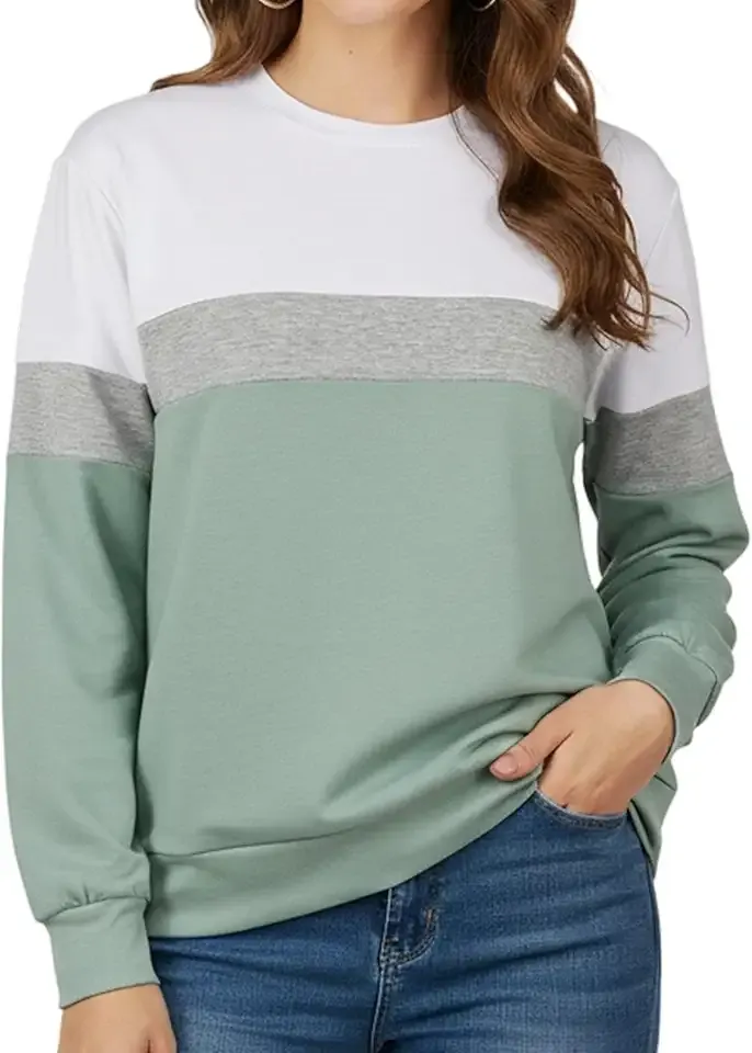 Sweatshirts for Women, fall Crewneck Sweatshirts Woman Fit Long Sleeve Pullover Tops Cute Soft Shirt