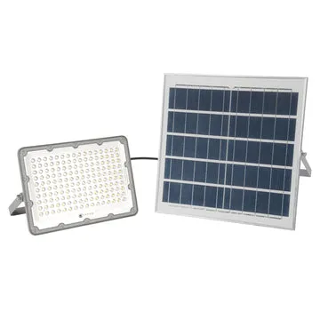 Faro Solare LED da esterno Luce Naturale 4000K 2000Lm 100 Watt