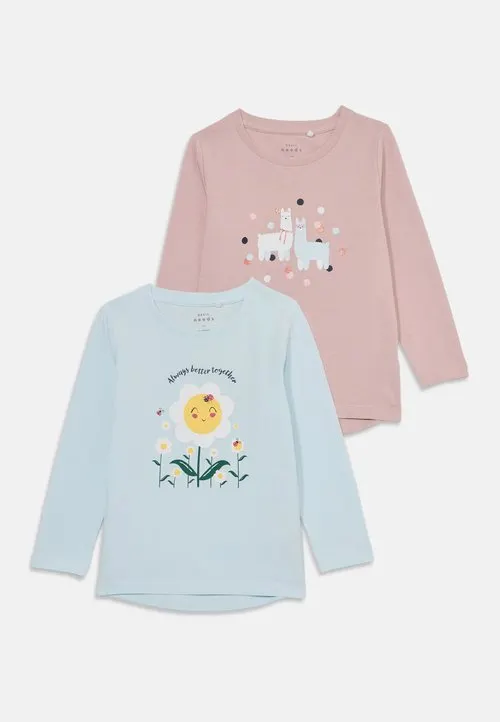 NMFVIX 2PACK - Topper langermet - burnished lilac/country airflower