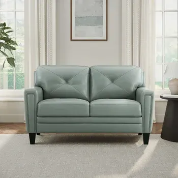 Atmore Top Grain Leather Loveseat