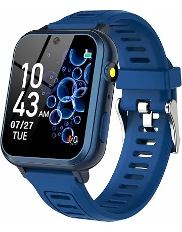 Smart Watch for Kids with 39 Games Alarm Clock, Touchscreen Calendar Camera | Music Player Time Display Video & Audio Recording, Toys for 3-12 Years Old Boys